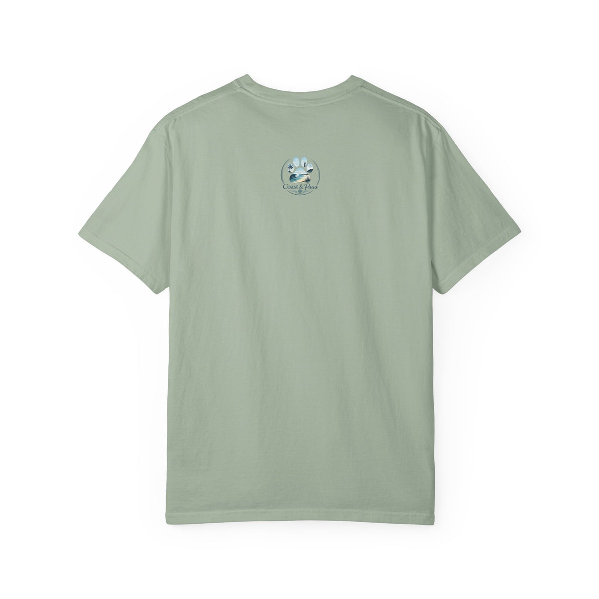 Treat Dealer Beach T-Shirt — Cute Dog Paw Surf Graphic