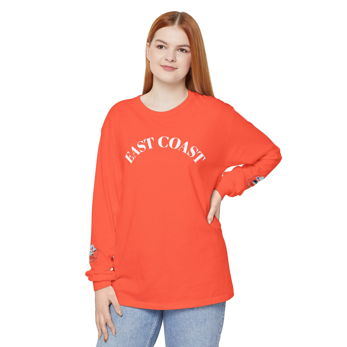 East Coast Long Sleeve Tee — Classic Nautical Graphic