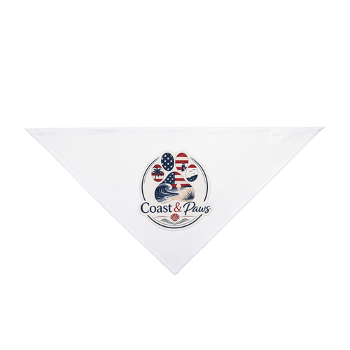 Coast & Paws Patriotic Pet Bandana — Americana Flag Beach Dog Bandana