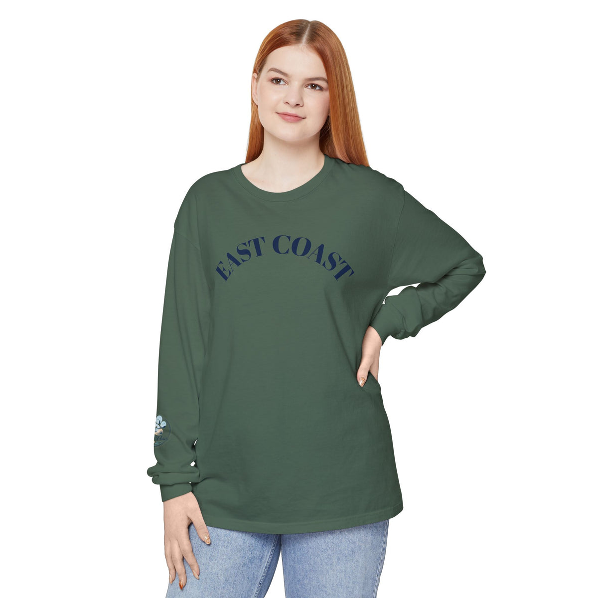 East Coast Long Sleeve Tee — Classic Nautical Graphic