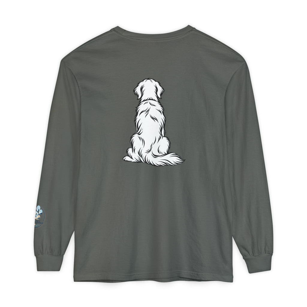 Golden Retriever Front & Back Unisex Long Sleeve Tee