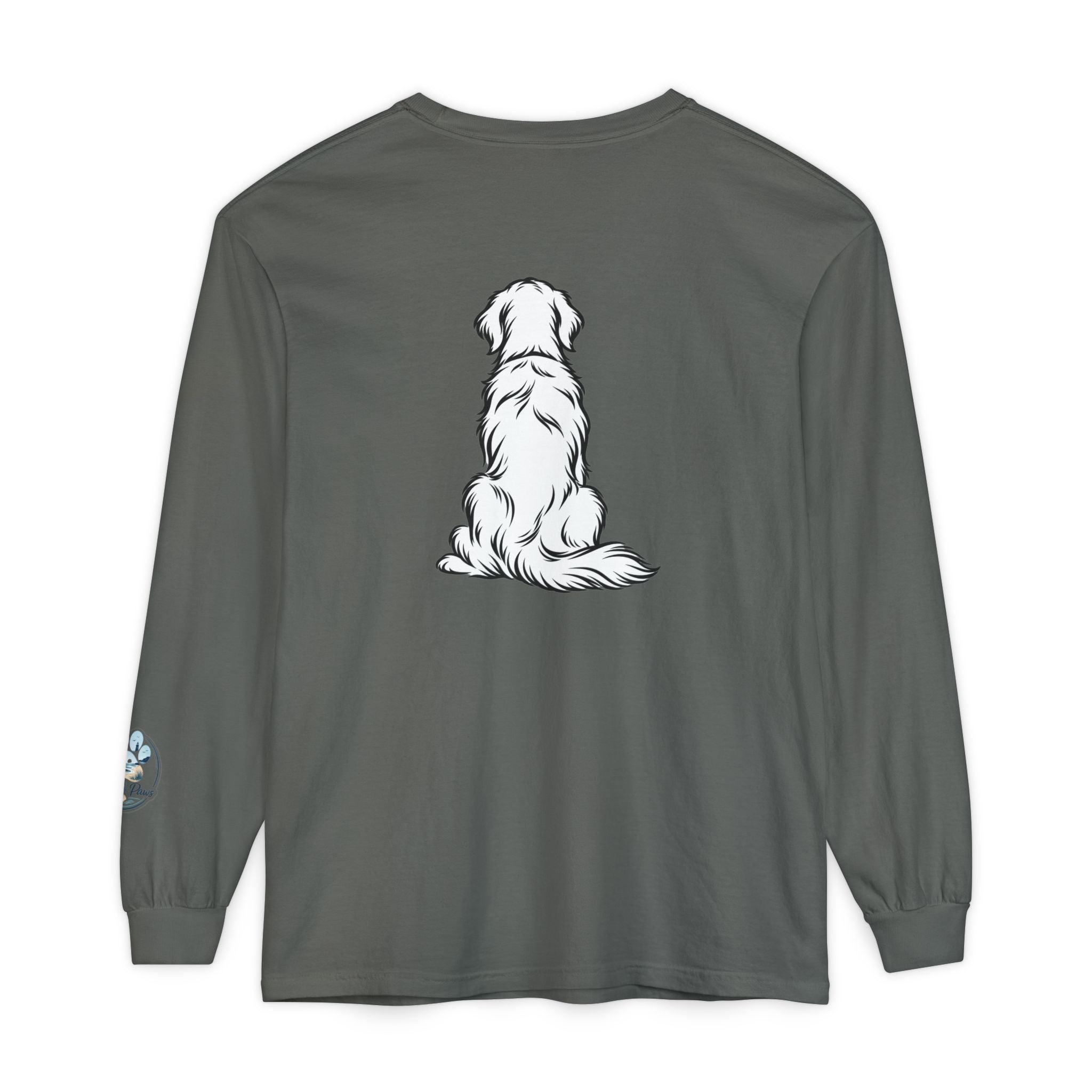 Golden Retriever Front & Back Unisex Long Sleeve Tee