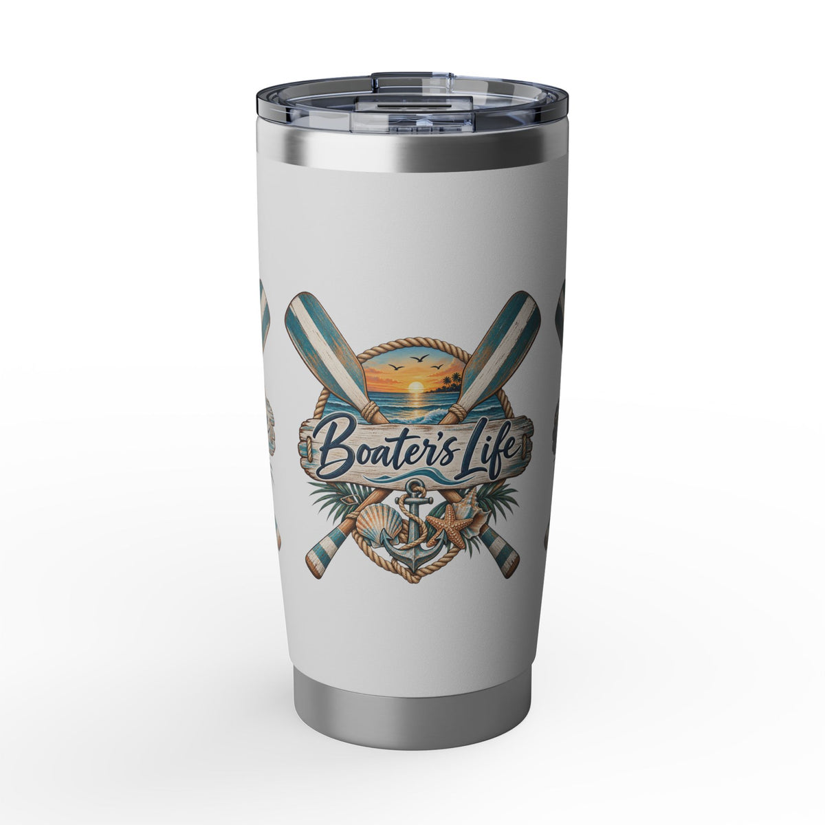 Boater's Life 20oz Tumbler — Insulated Nautical Travel Mug