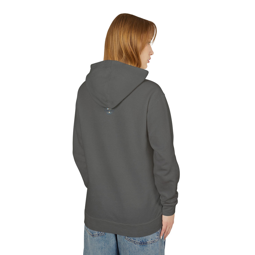 Beach Bum Dog Mom Hoodie — Paw Print Lightweight Comfort Colors Hooded Sweatshirt