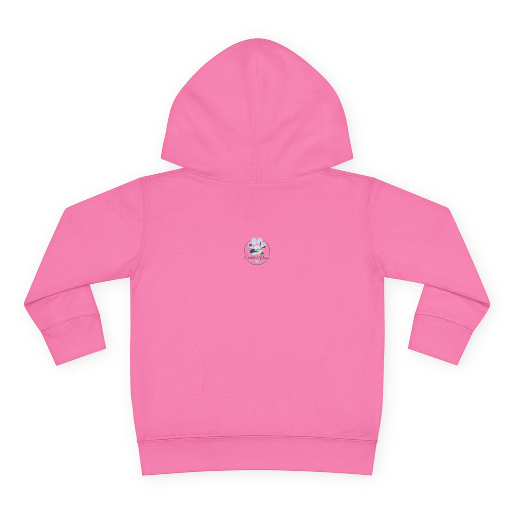 Toddler Hoodie — Golden Retriever with Bandana Graphic