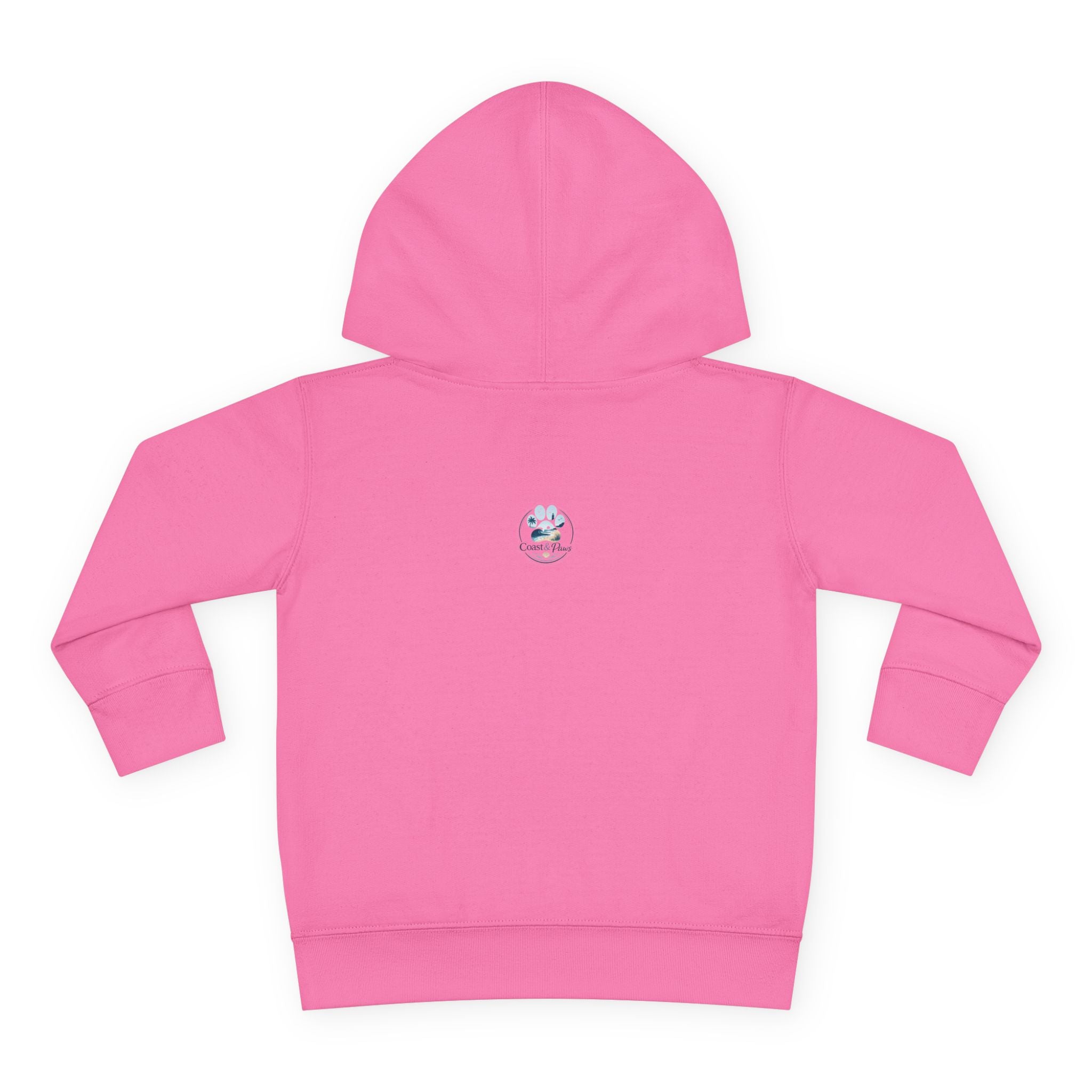 Toddler Hoodie — Golden Retriever with Bandana Graphic