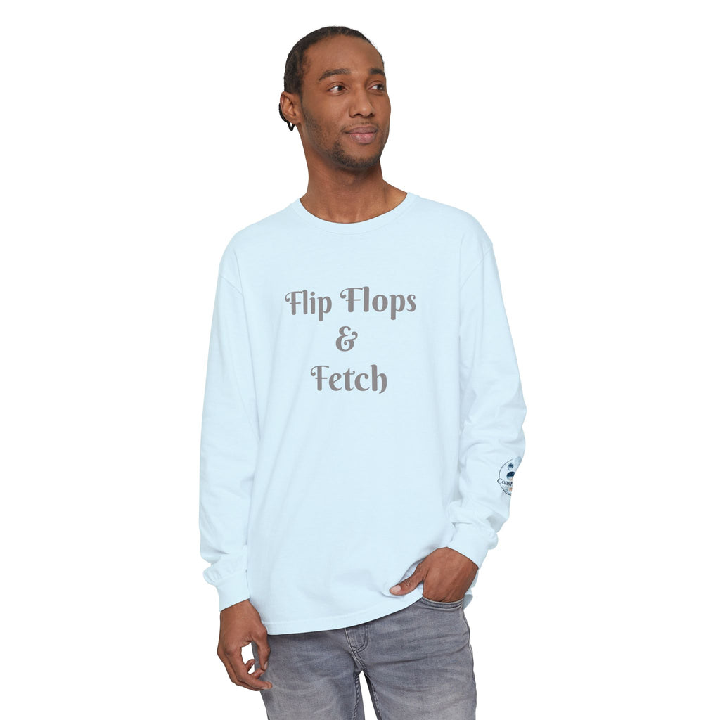 Flip Flops & Fetch Long Sleeve T-Shirt
