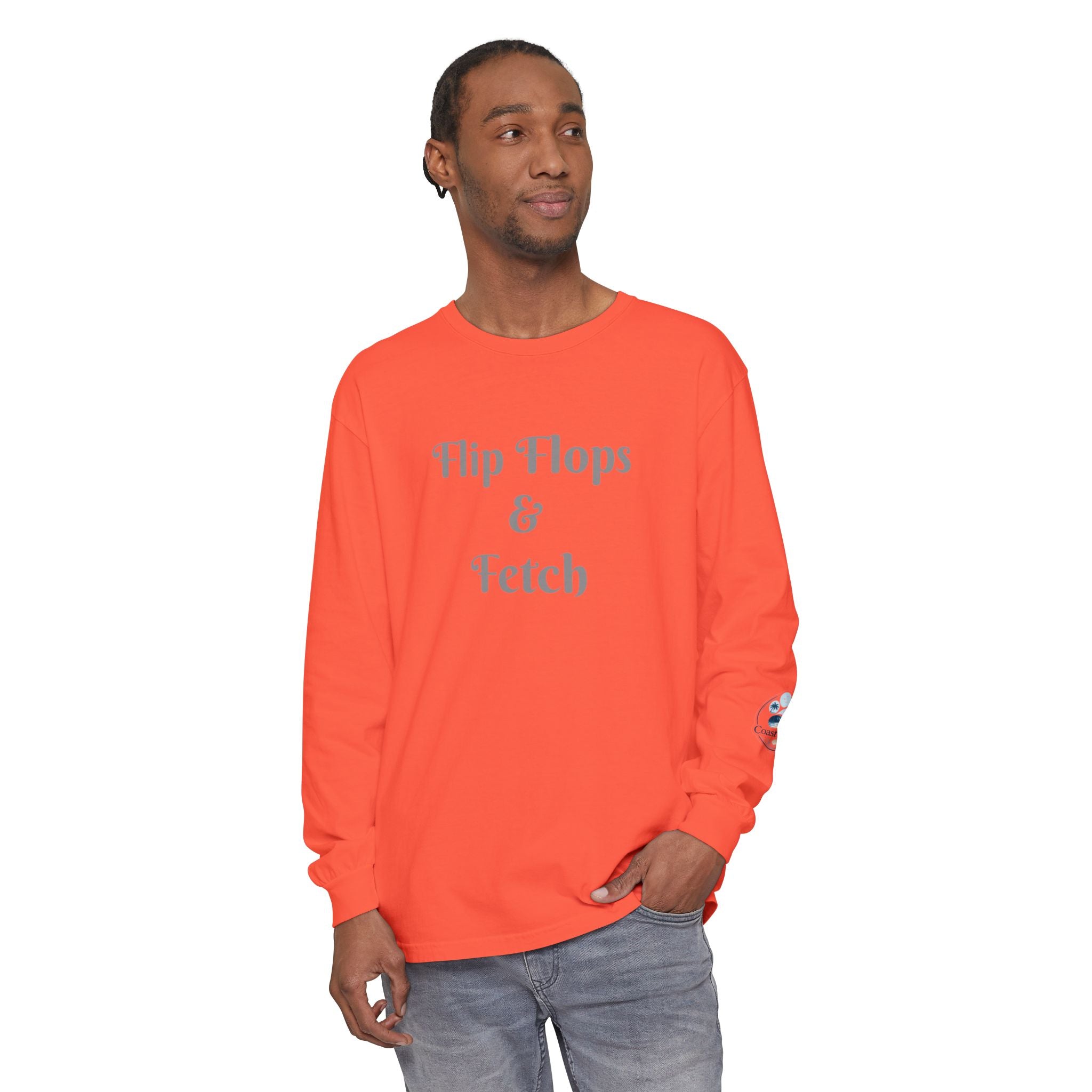 Flip Flops & Fetch Long Sleeve T-Shirt