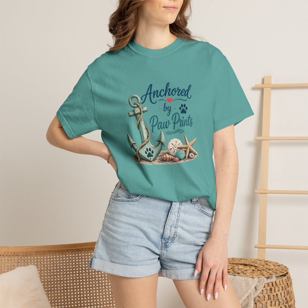 Anchored by Paw Prints  Unisex T-Shirt