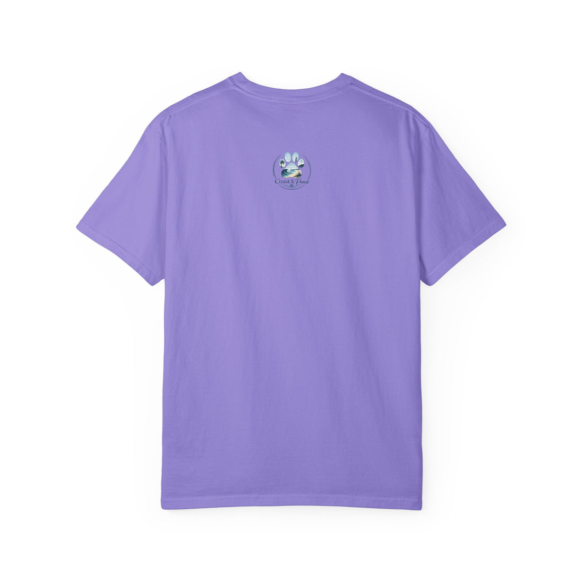 Treat Dealer Beach T-Shirt — Cute Dog Paw Surf Graphic