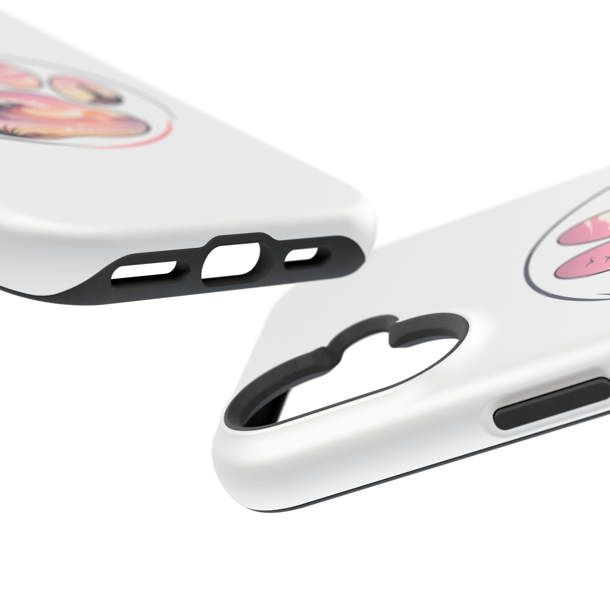 Beach Paw Phone Case — Impact-Resistant Tropical Paw Print iPhone Cover