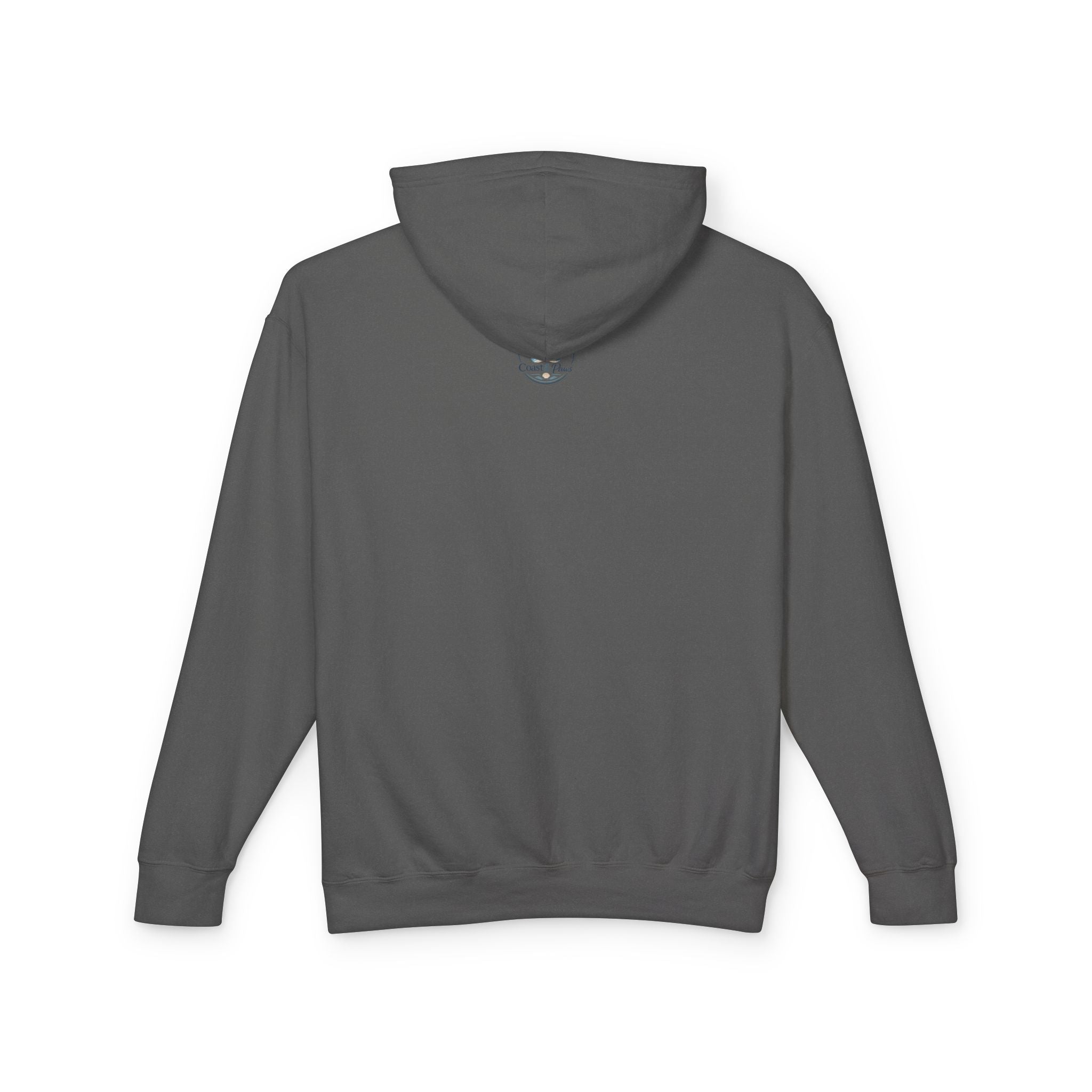 Beach Bum Dog Mom Hoodie — Paw Print Lightweight Comfort Colors Hooded Sweatshirt