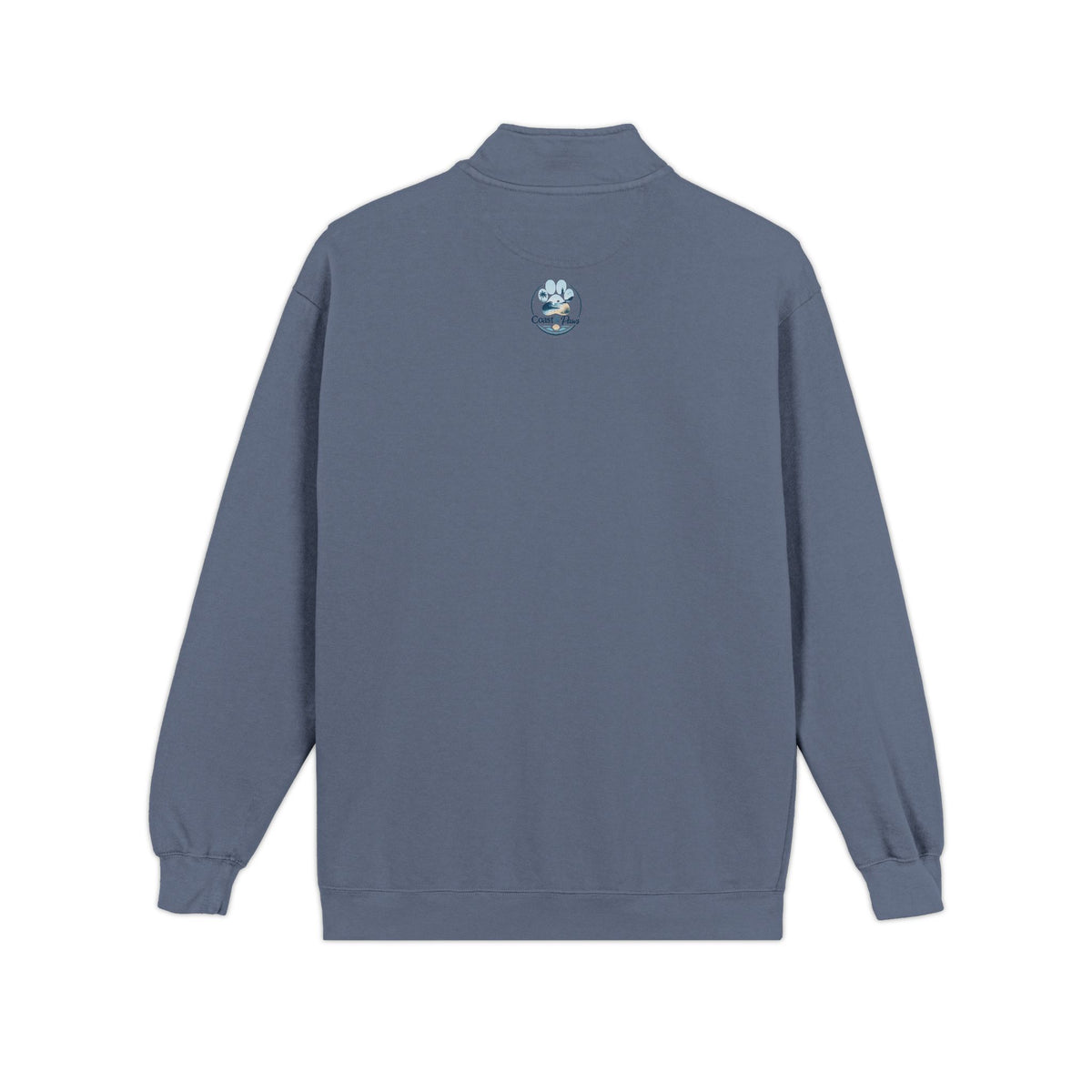 Quarter-Zip Sweatshirt — "Treat Dealer" Paw
