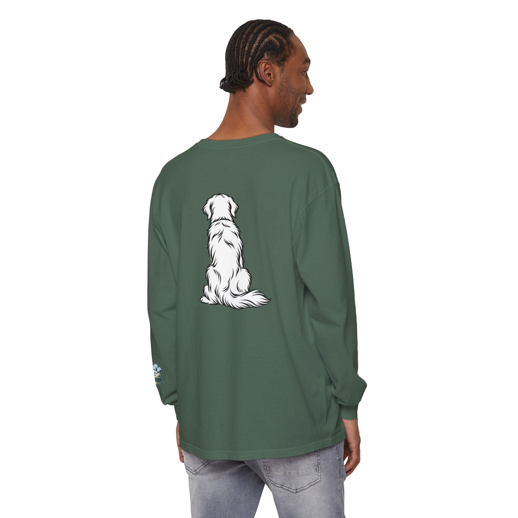 Golden Retriever Front & Back Unisex Long Sleeve Tee
