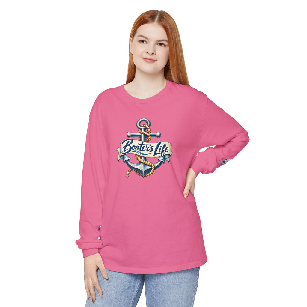 Boater's Life Anchor Long Sleeve T-Shirt