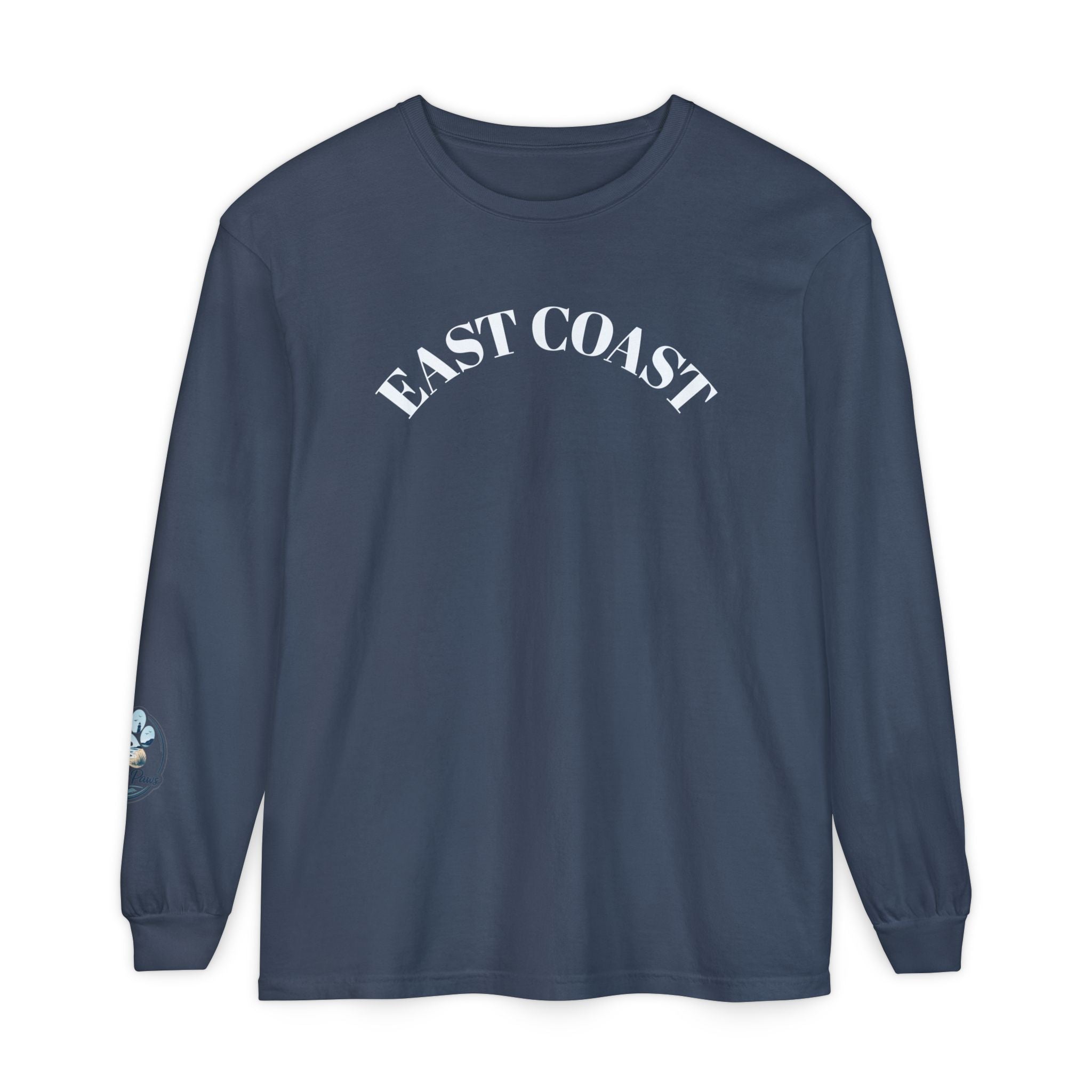 East Coast Long Sleeve Tee — Classic Nautical Graphic
