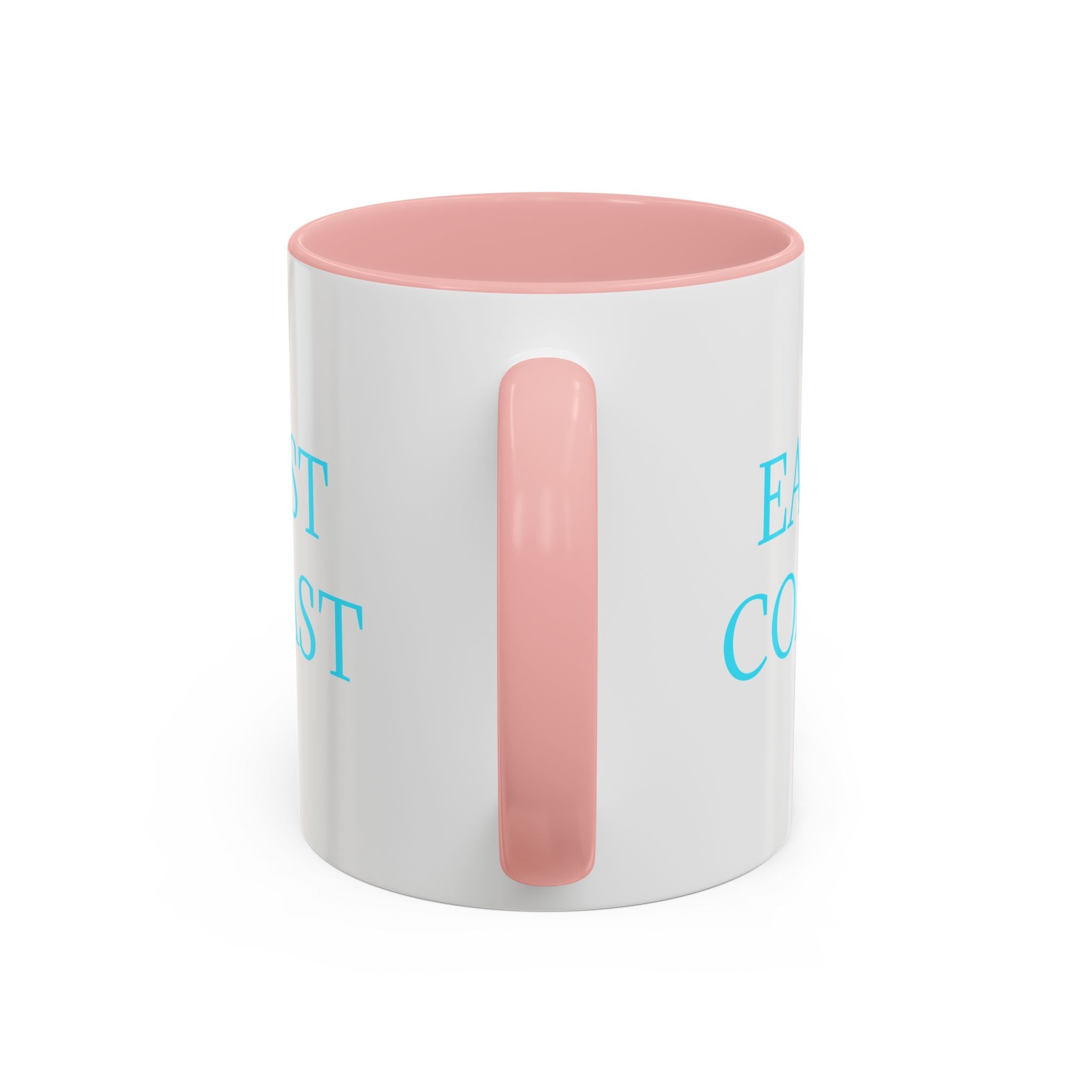 EAST Coast Coffee Mug — Coastal Blue Accent Ceramic Mug (11/15oz)