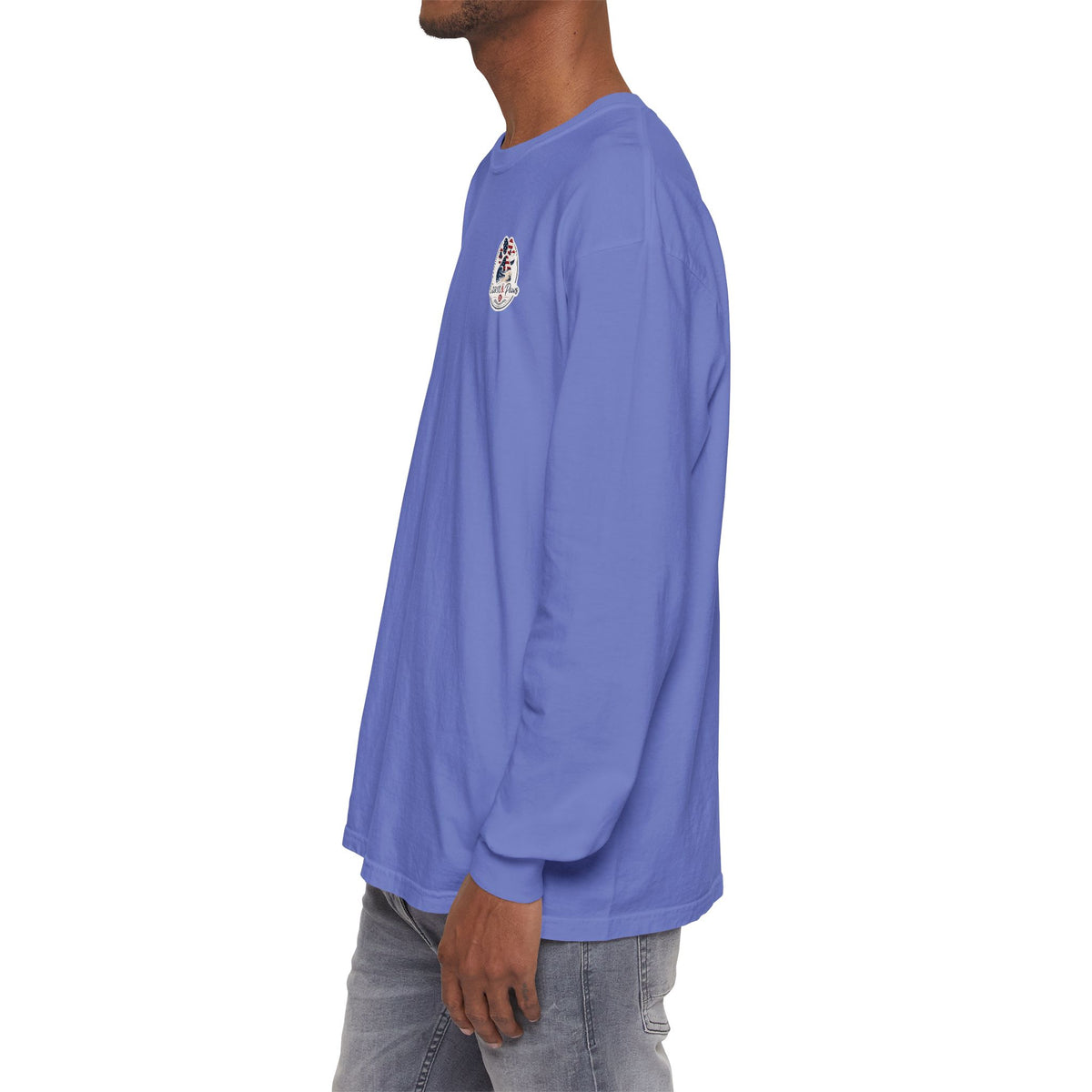 Patriotic Coast & Paws Signature Long Sleeve T‑Shirt