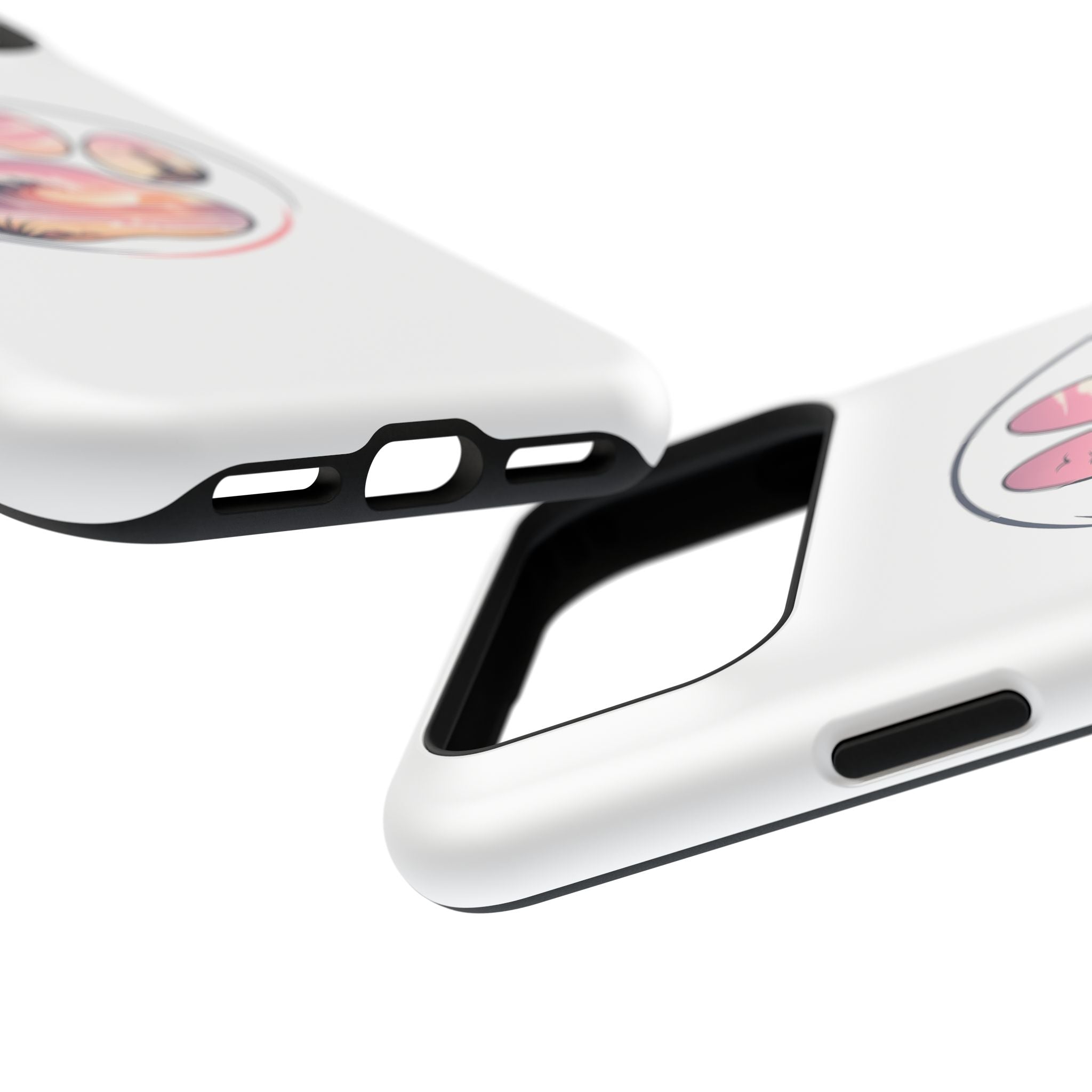 Beach Paw Phone Case — Impact-Resistant Tropical Paw Print iPhone Cover