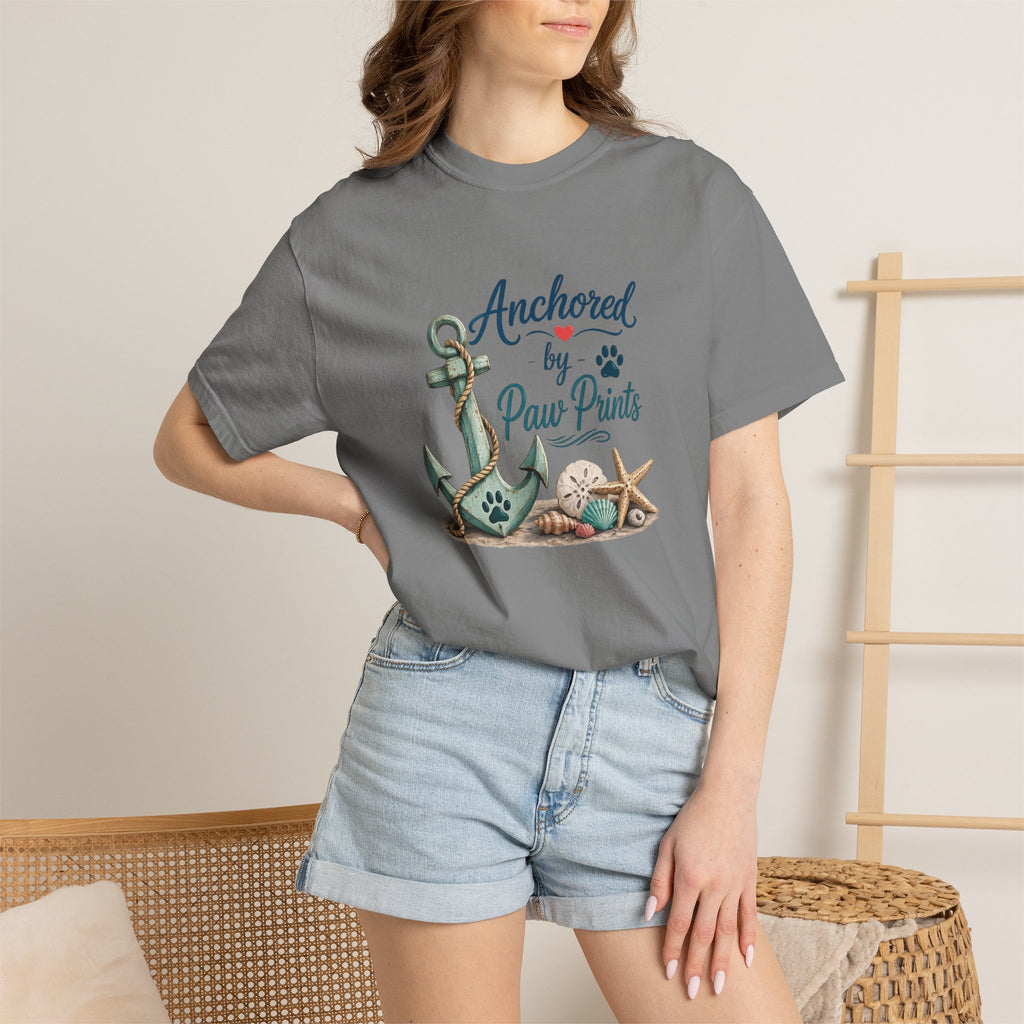 Anchored by Paw Prints  Unisex T-Shirt