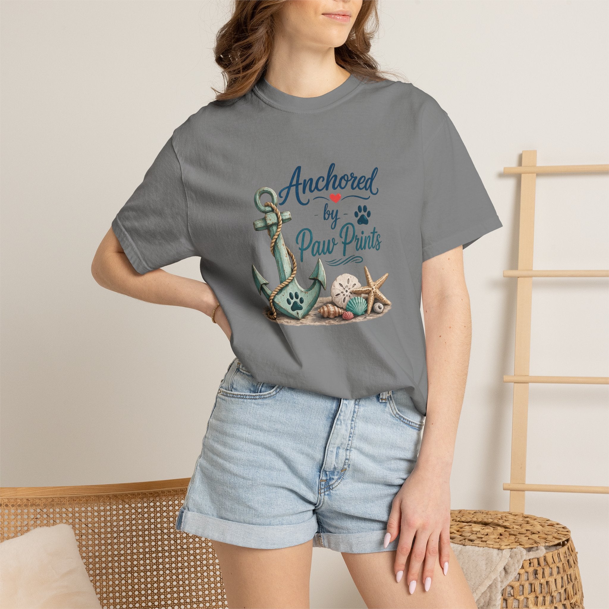 Anchored by Paw Prints  Unisex T-Shirt