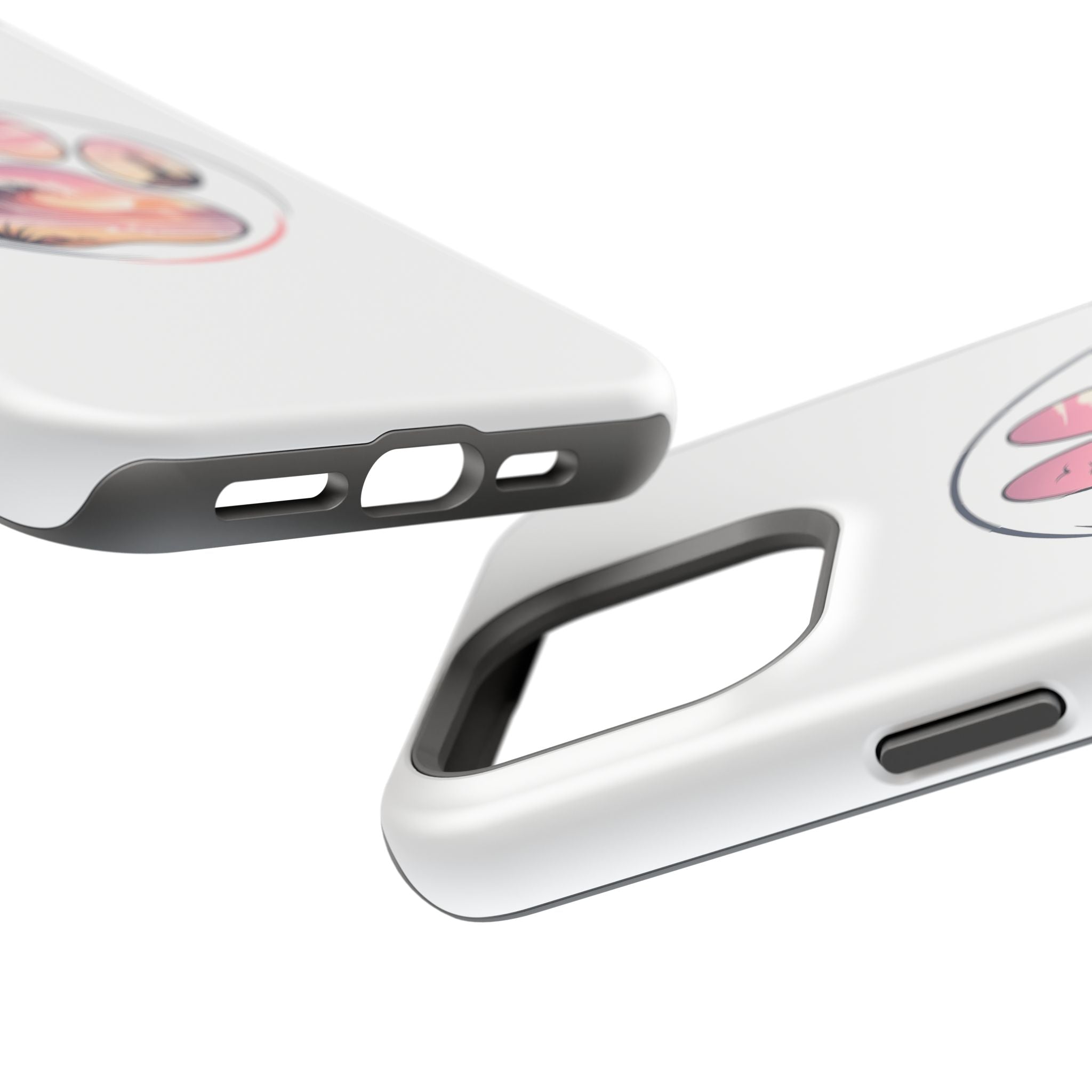 Beach Paw Phone Case — Impact-Resistant Tropical Paw Print iPhone Cover
