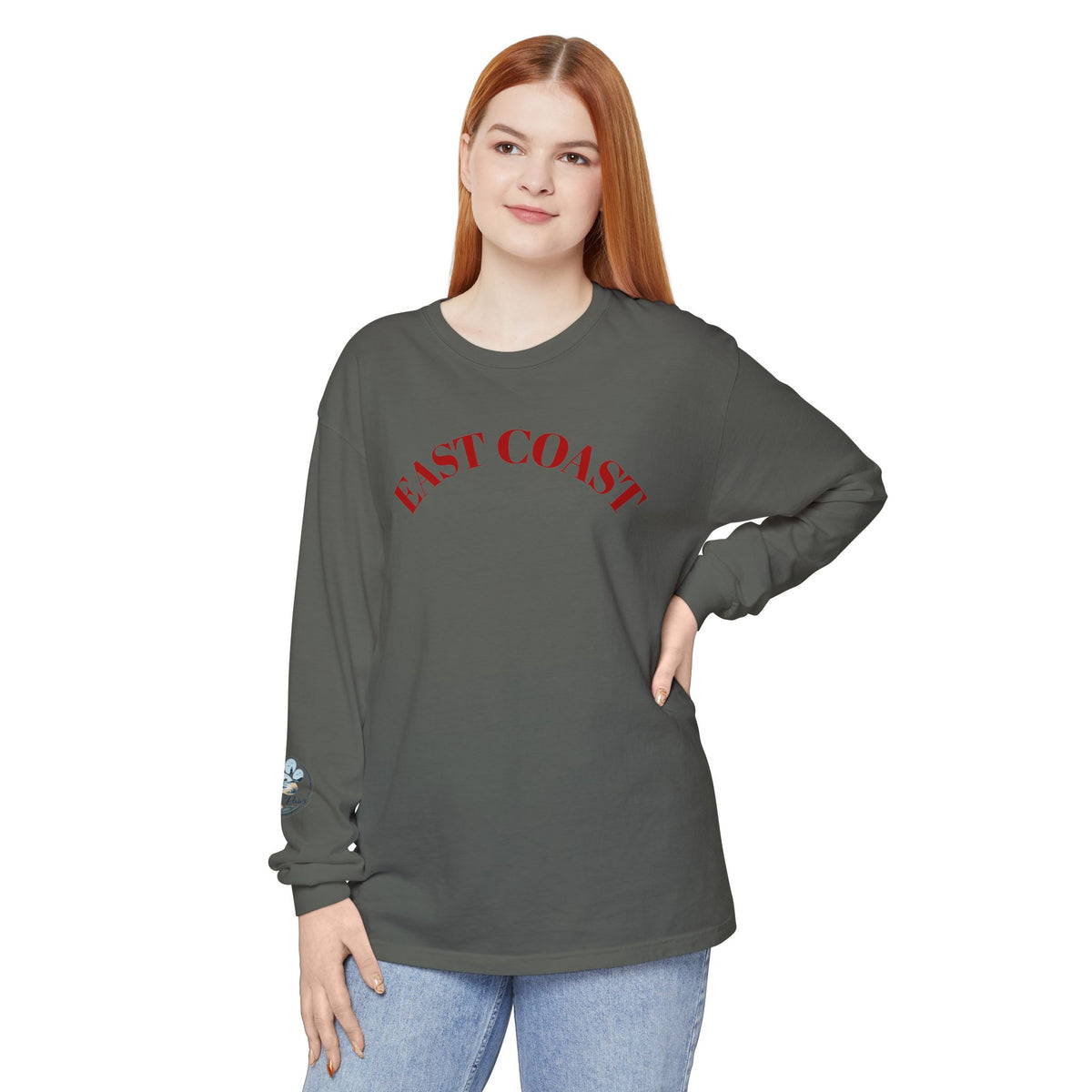 East Coast Long Sleeve Tee — Classic Nautical Graphic
