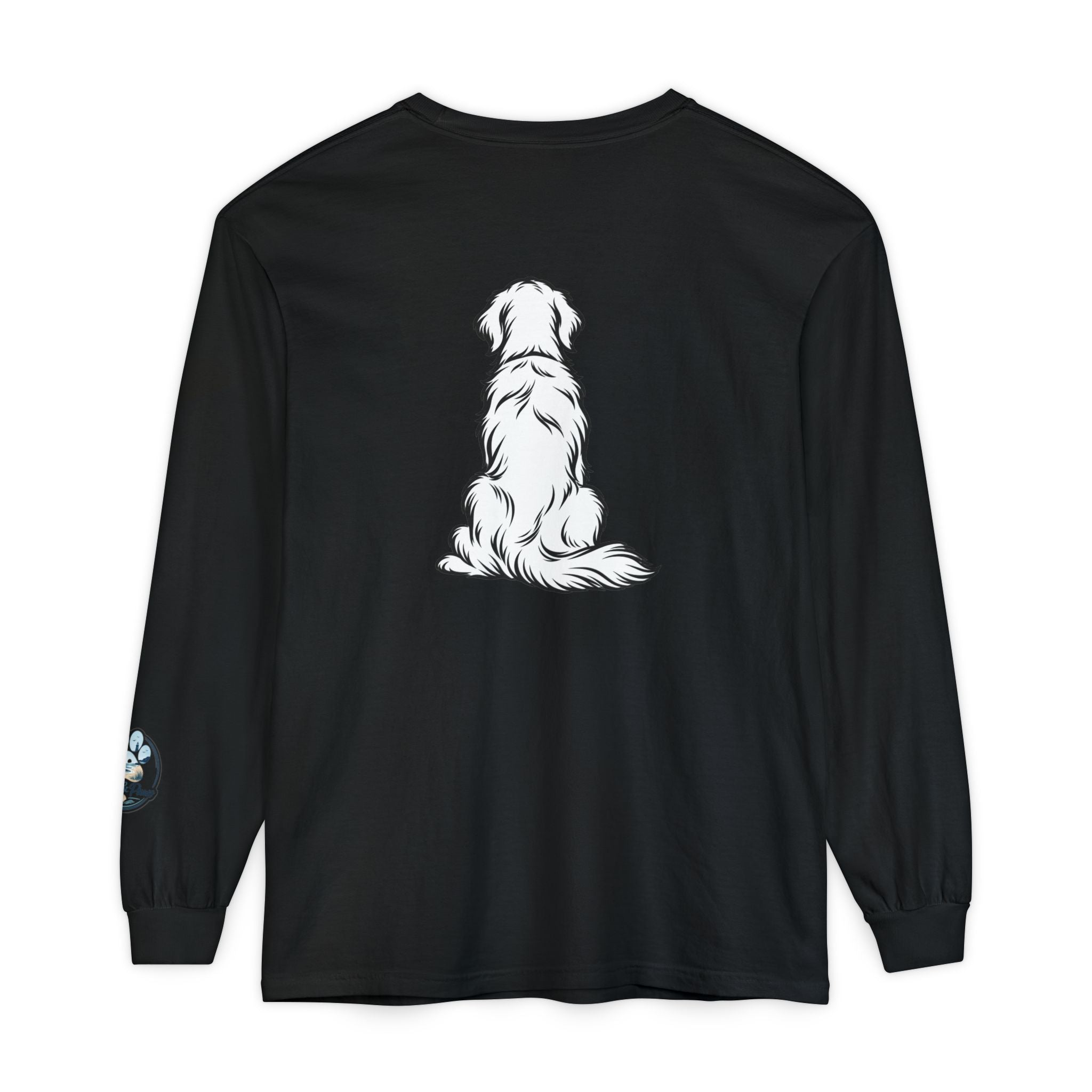 Golden Retriever Front & Back Unisex Long Sleeve Tee