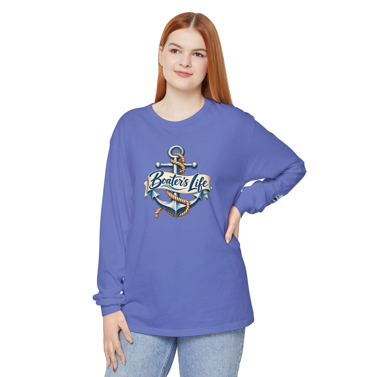 Boater's Life Anchor Long Sleeve T-Shirt