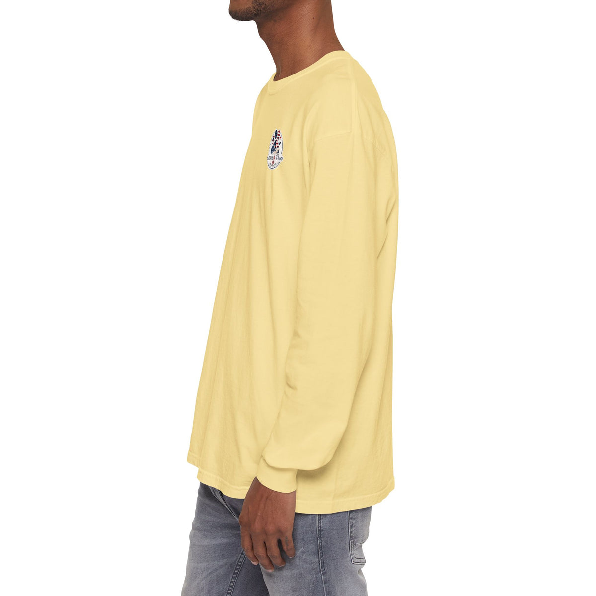 Patriotic Coast & Paws Signature Long Sleeve T‑Shirt