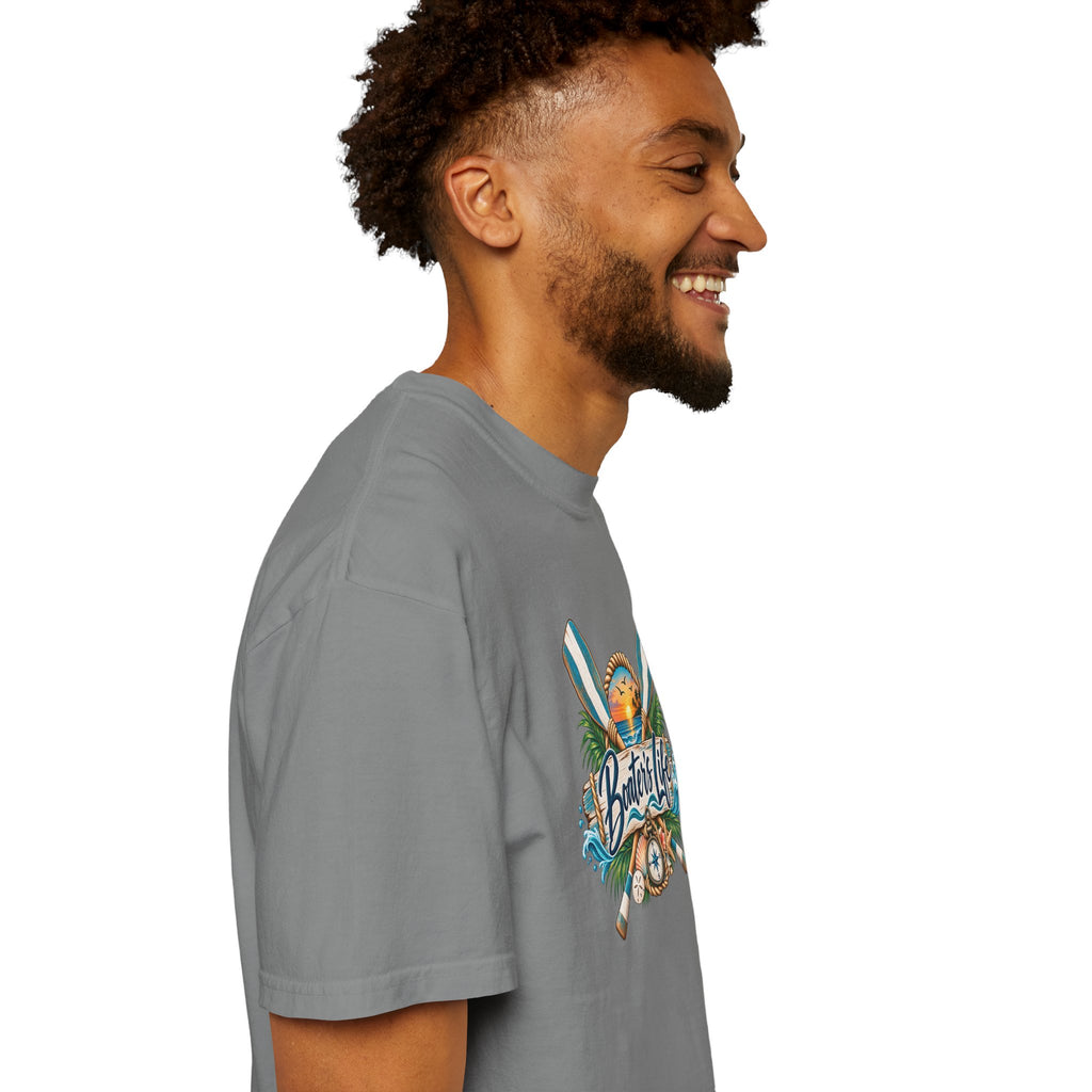 Boater's Life T-Shirt — Nautical Oars & Compass Beach Tee