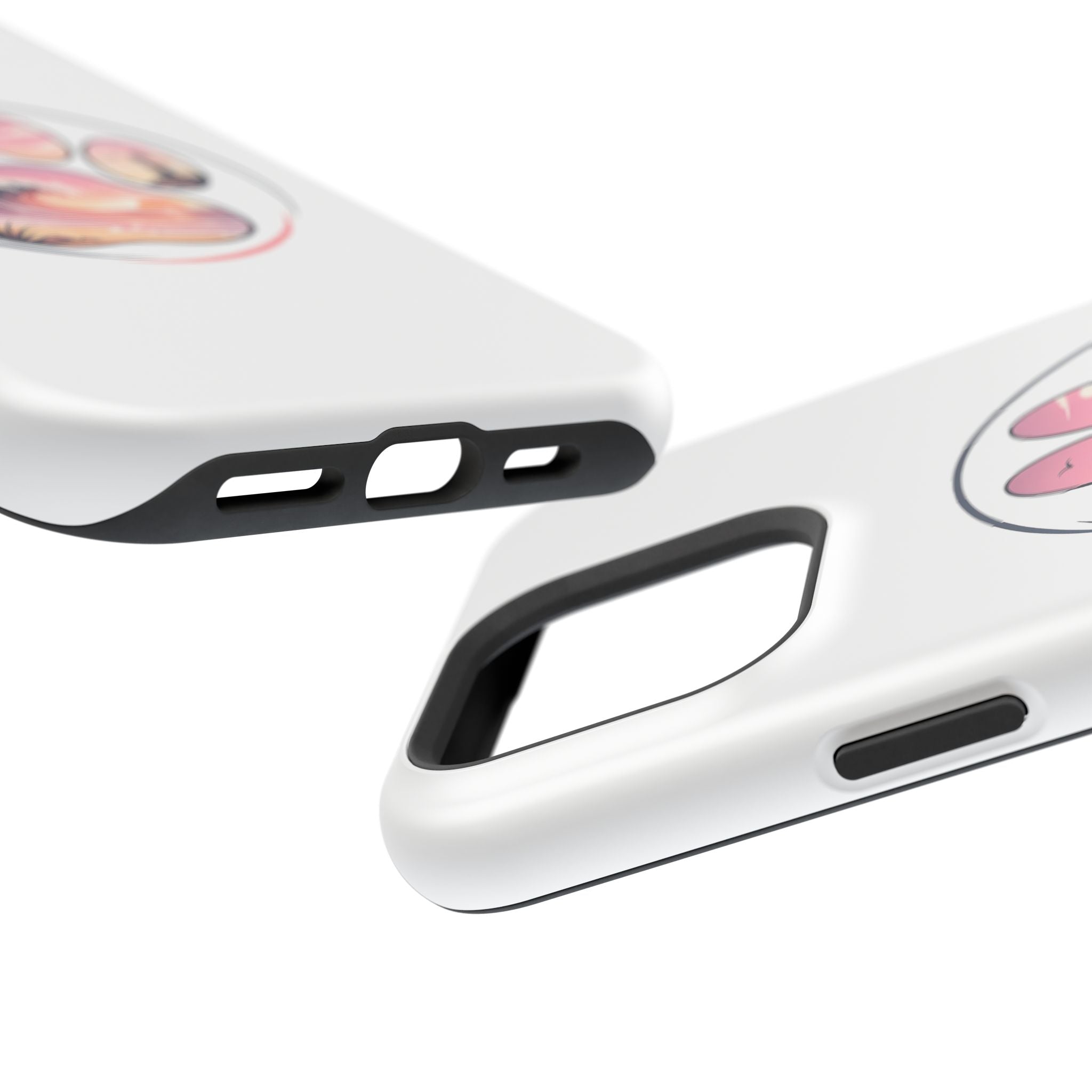 Beach Paw Phone Case — Impact-Resistant Tropical Paw Print iPhone Cover