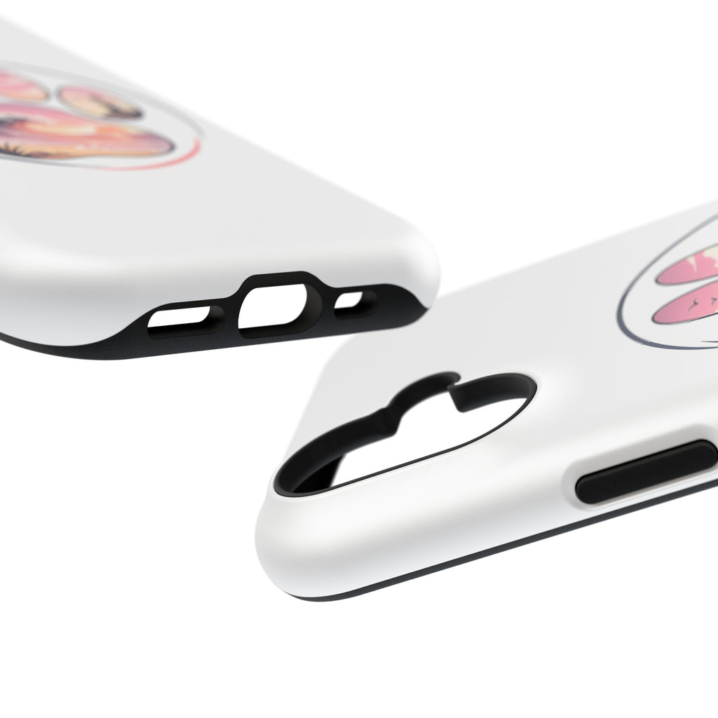 Beach Paw Phone Case — Impact-Resistant Tropical Paw Print iPhone Cover