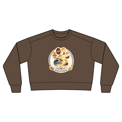 Autumn Coast & Paws Signature Cozy Crop Sweatshirt