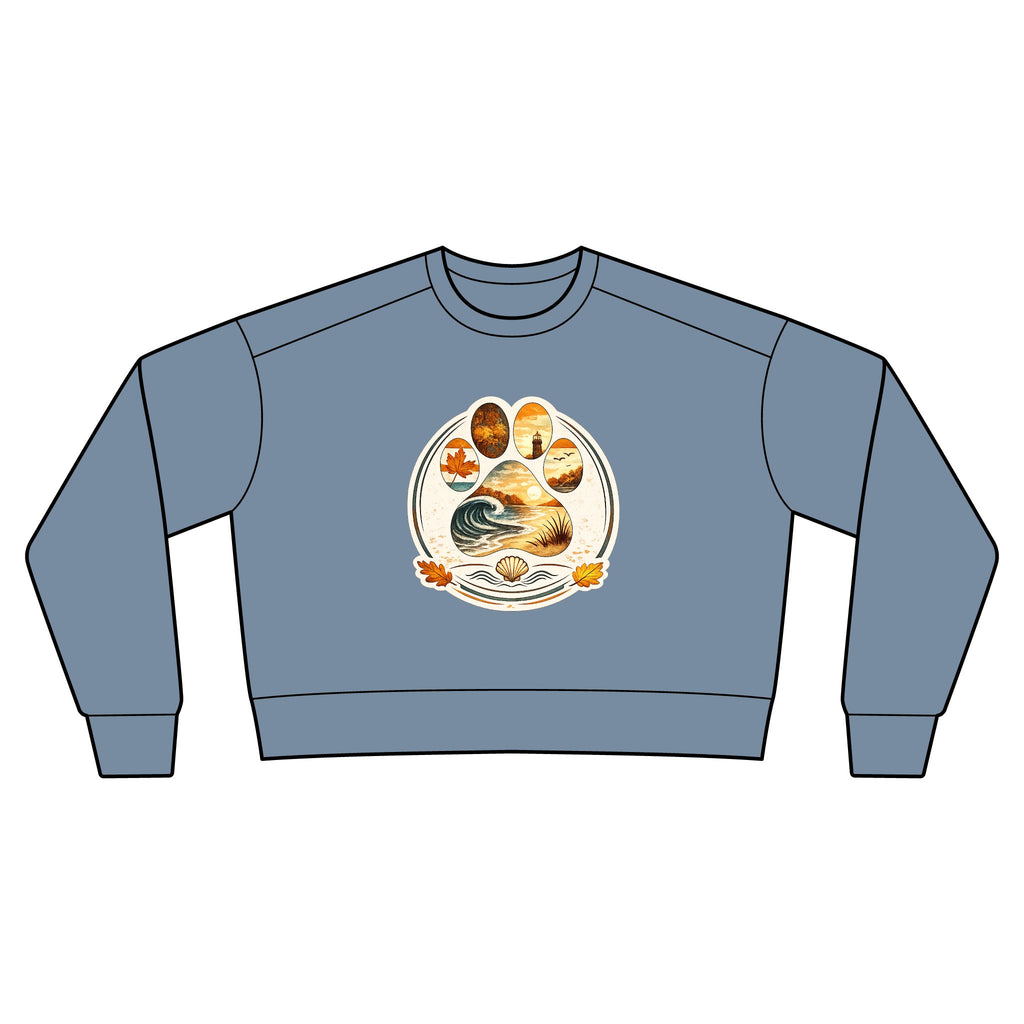 Autumn Coast & Paws Signature Cozy Crop Sweatshirt