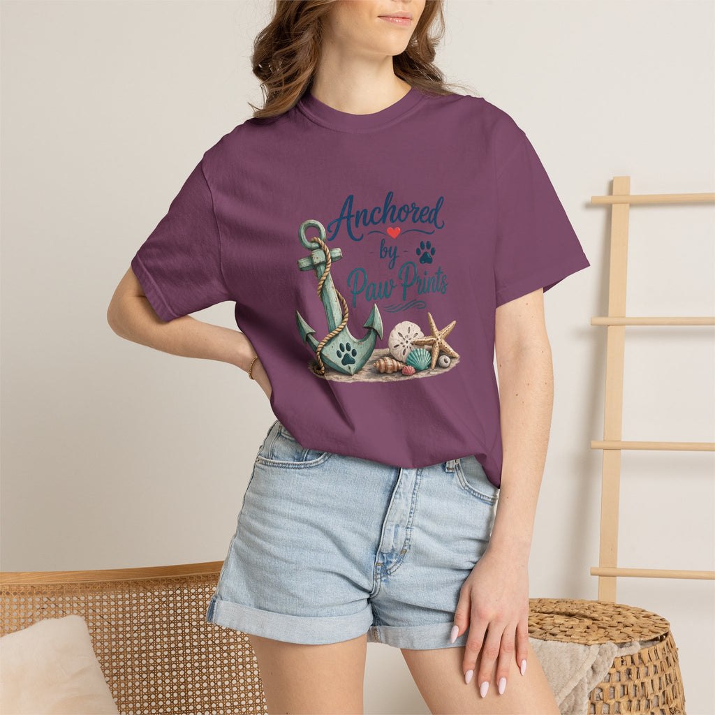 Anchored by Paw Prints  Unisex T-Shirt