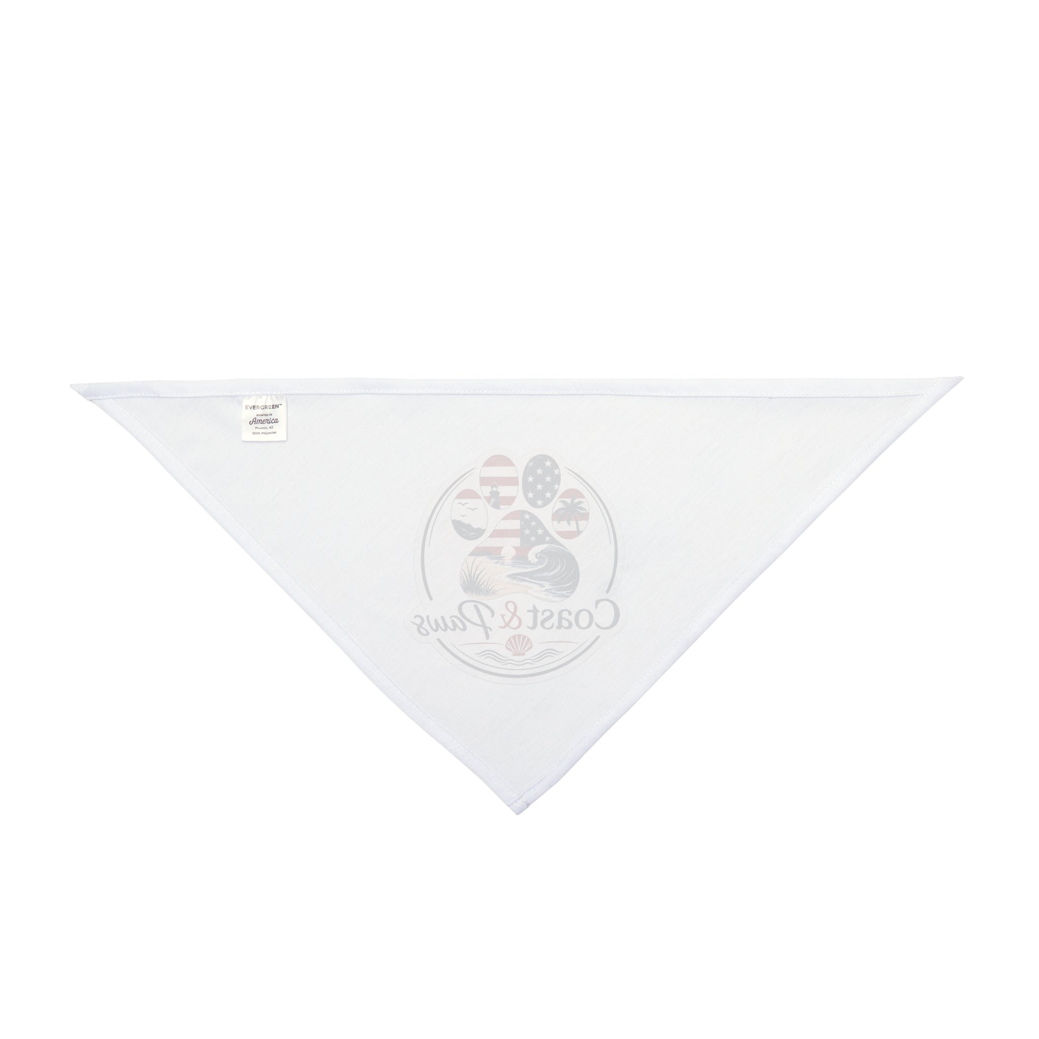 Coast & Paws Patriotic Pet Bandana — Americana Flag Beach Dog Bandana