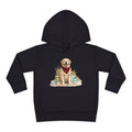 Toddler Hoodie — Golden Retriever with Bandana Graphic