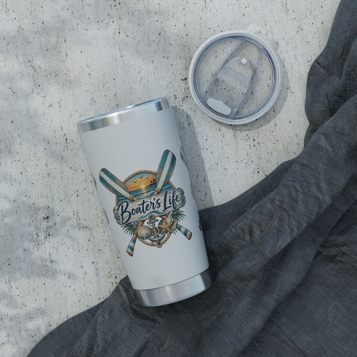 Boater's Life 20oz Tumbler — Insulated Nautical Travel Mug