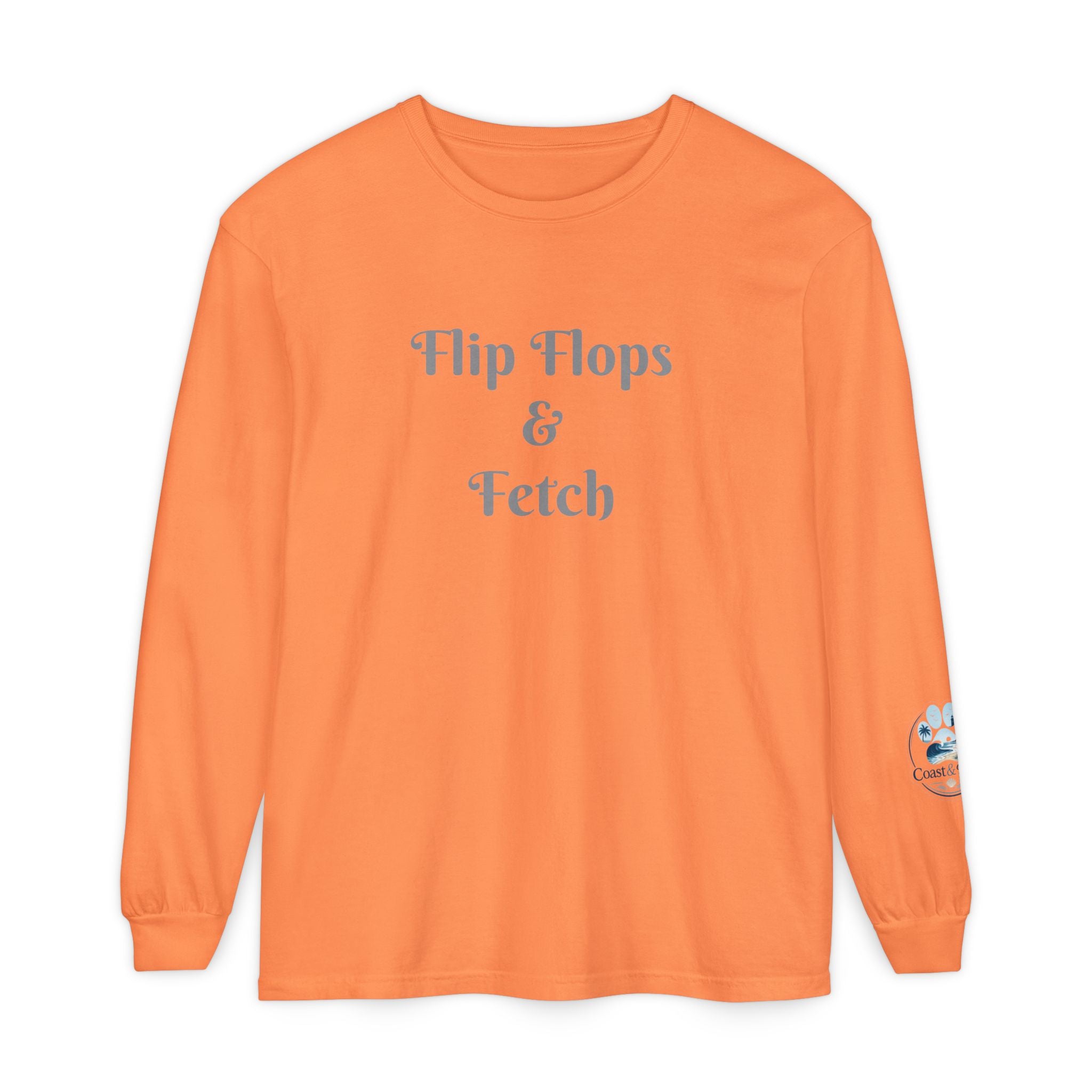 Flip Flops & Fetch Long Sleeve T-Shirt