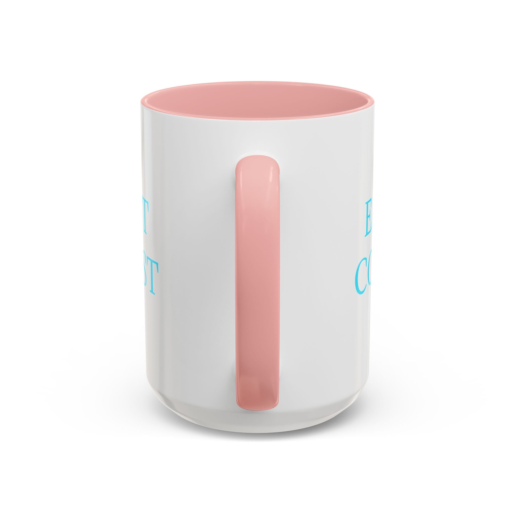 EAST Coast Coffee Mug — Coastal Blue Accent Ceramic Mug (11/15oz)
