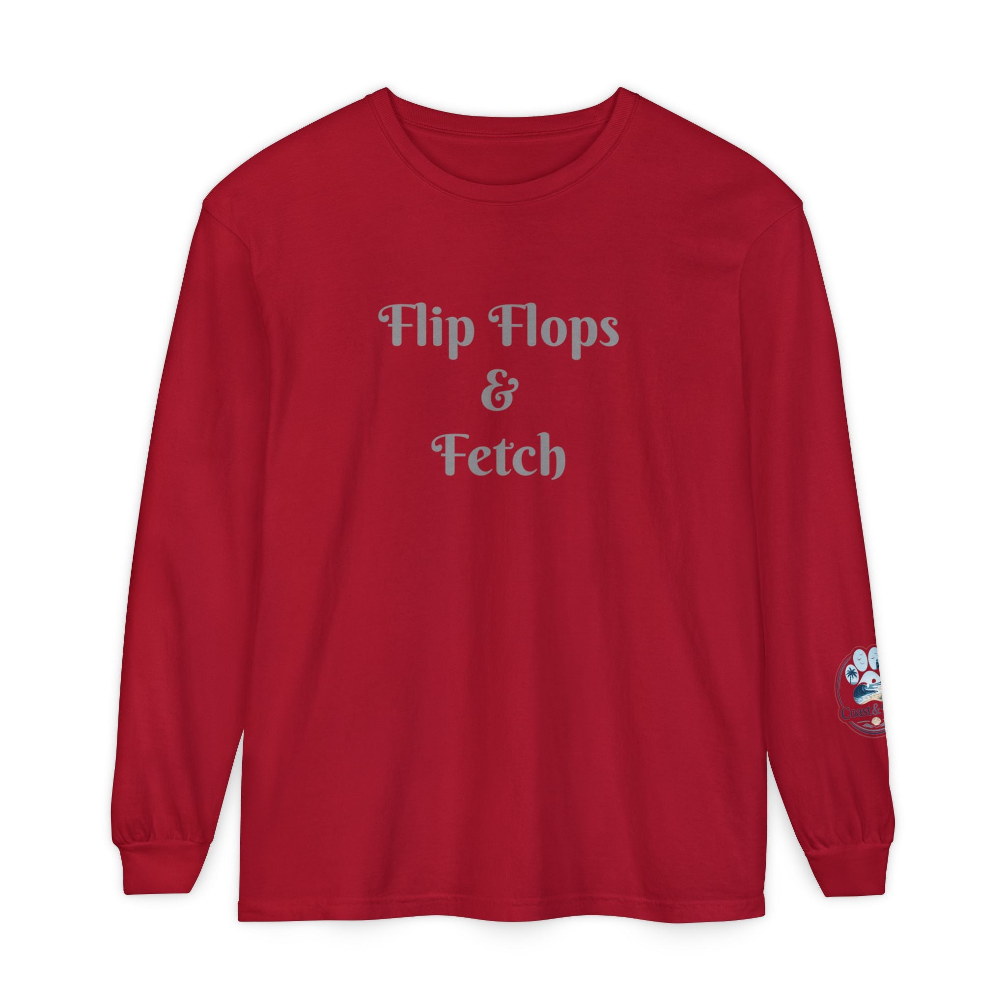 Flip Flops & Fetch Long Sleeve T-Shirt