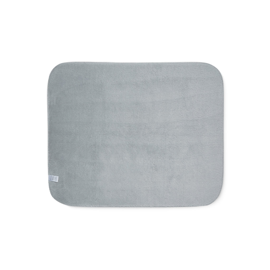 Cozy Sherpa Blanket - "A House Is Not A Home Without A Dog" PERSONALIZE IT