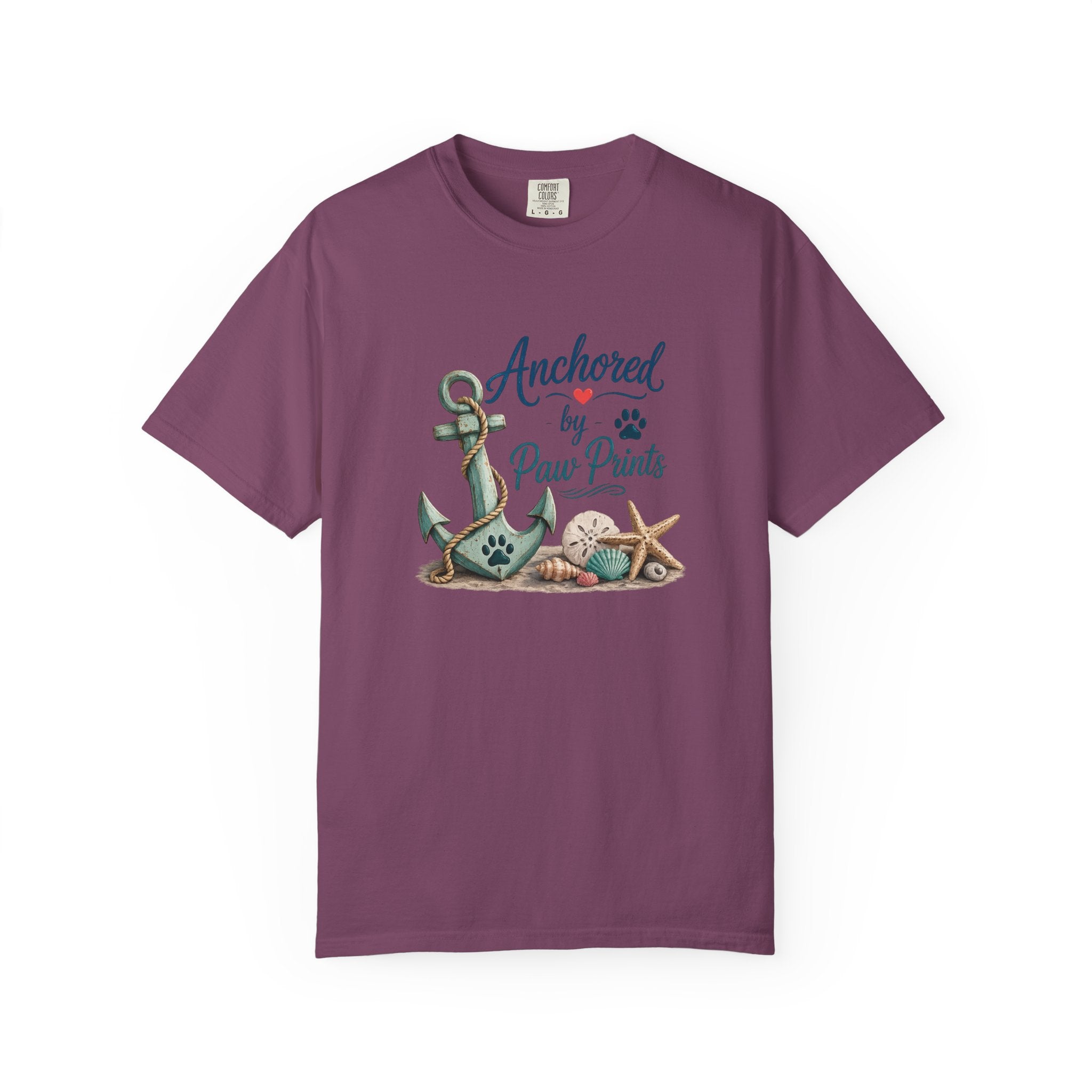 Anchored by Paw Prints  Unisex T-Shirt