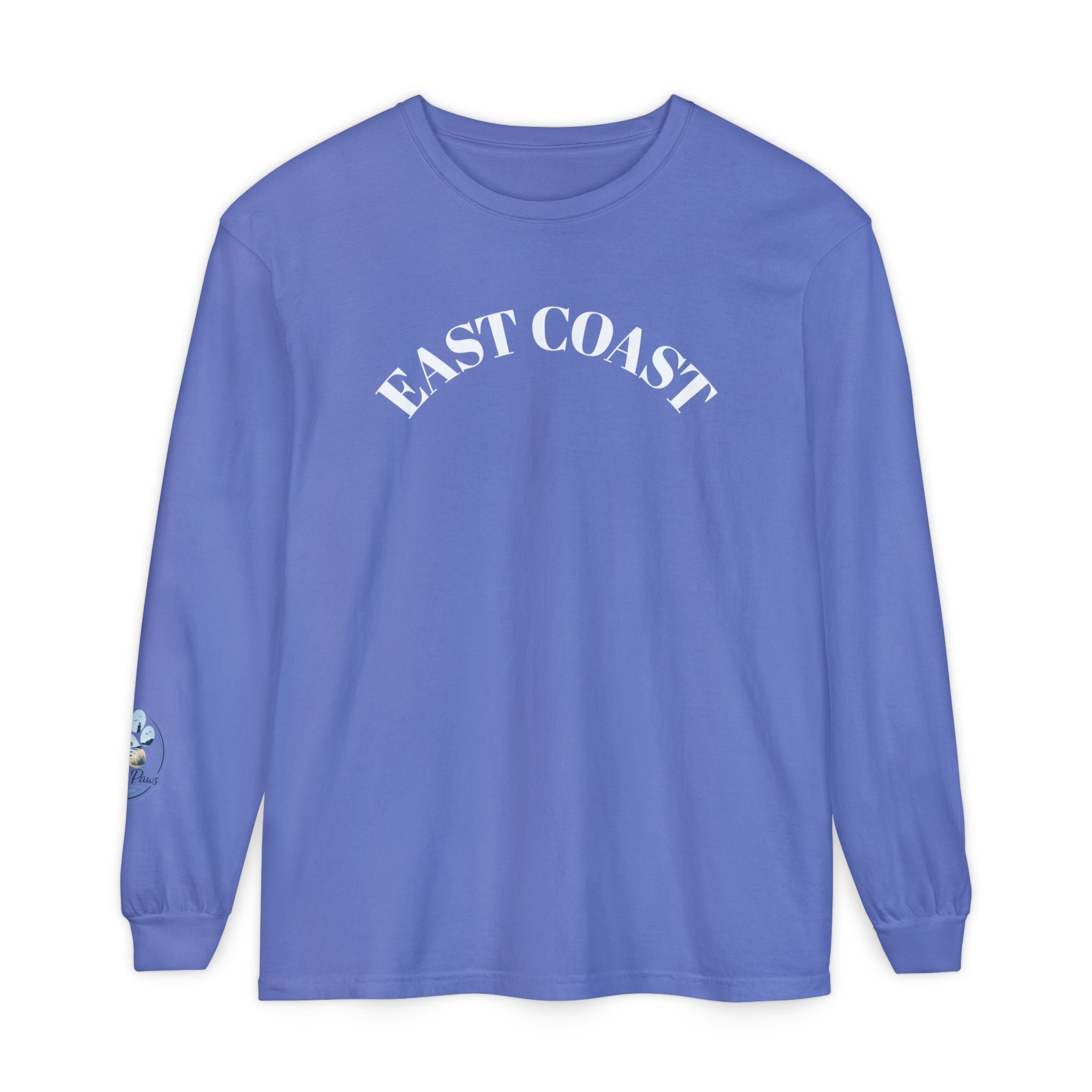 East Coast Long Sleeve Tee — Classic Nautical Graphic