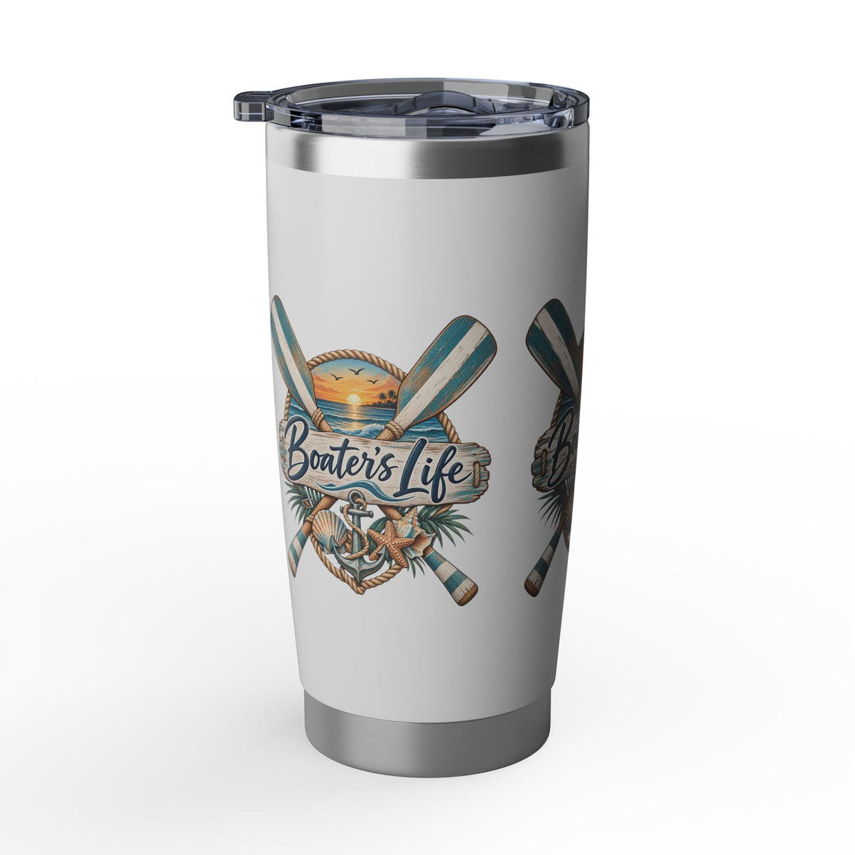 Boater's Life 20oz Tumbler — Insulated Nautical Travel Mug