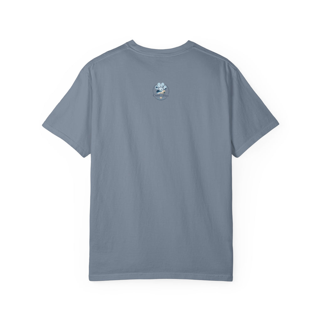 Sandy Paws Sunny Days T-Shirt — Unisex Comfort Colors Graphic Tee