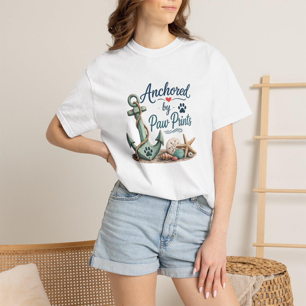 Anchored by Paw Prints  Unisex T-Shirt