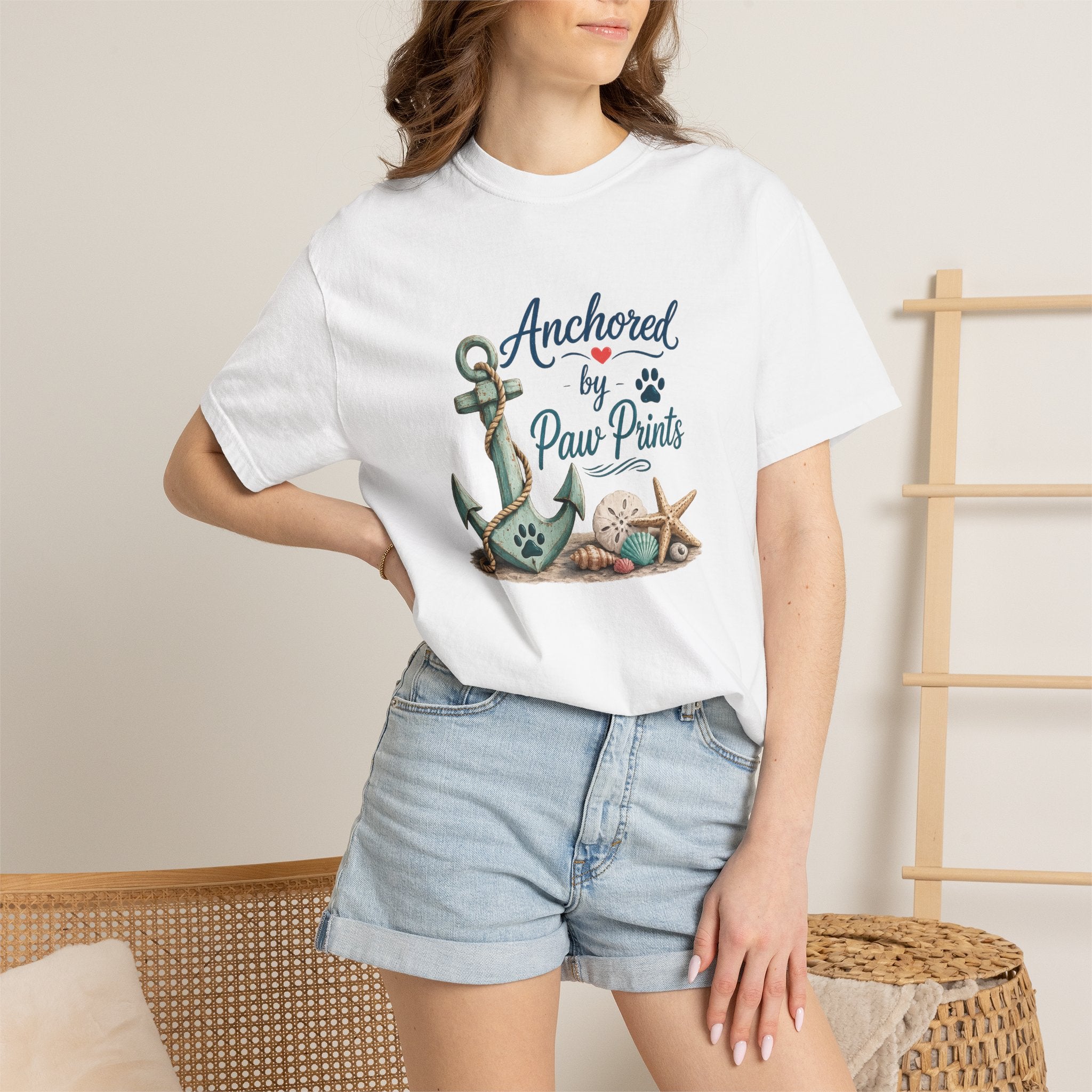 Anchored by Paw Prints  Unisex T-Shirt