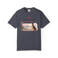 Coastal Soul Canine Heart T-shirt | Beach Dog Sunset Design